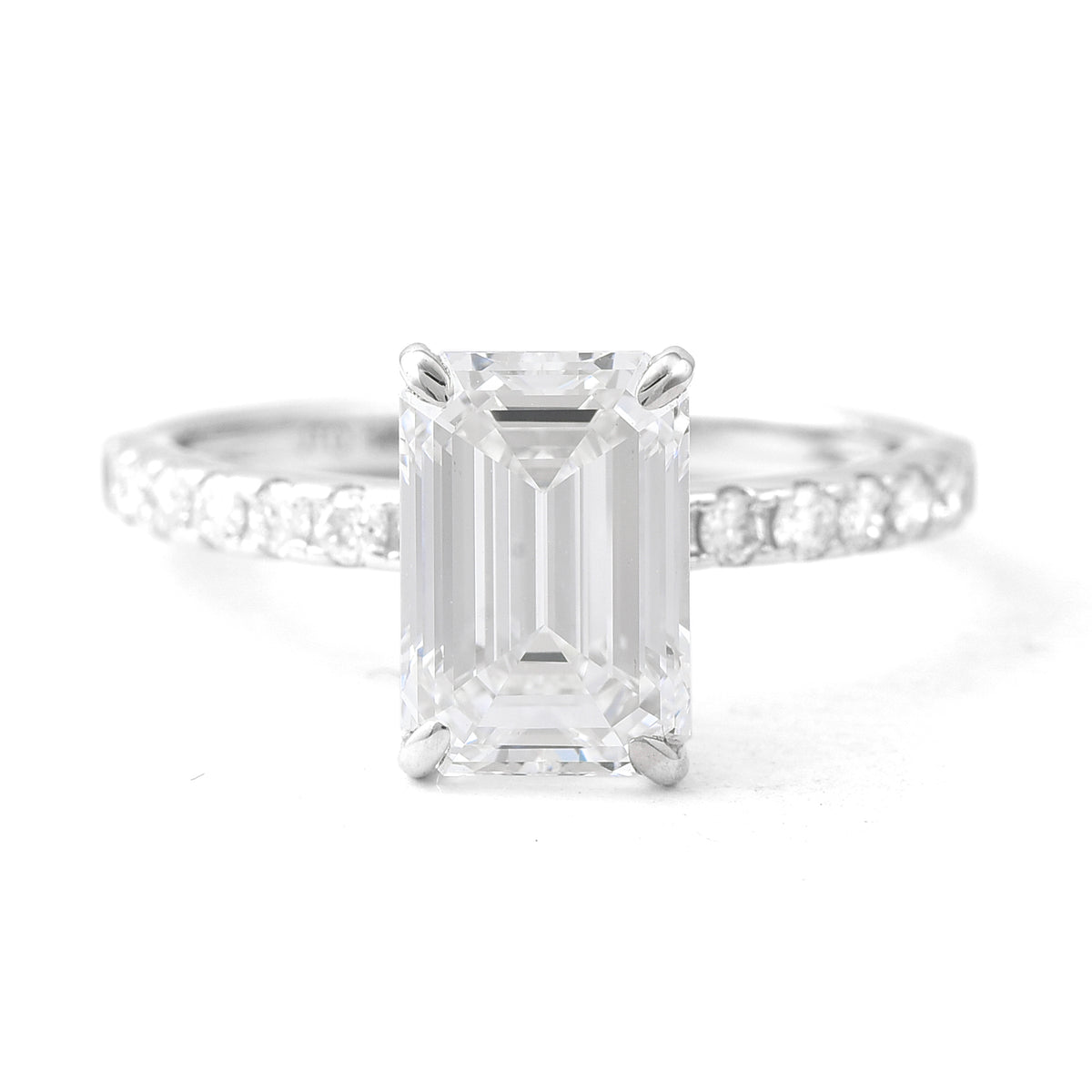 3.03 Carats Lab Grown Diamond 14K Gold Ring