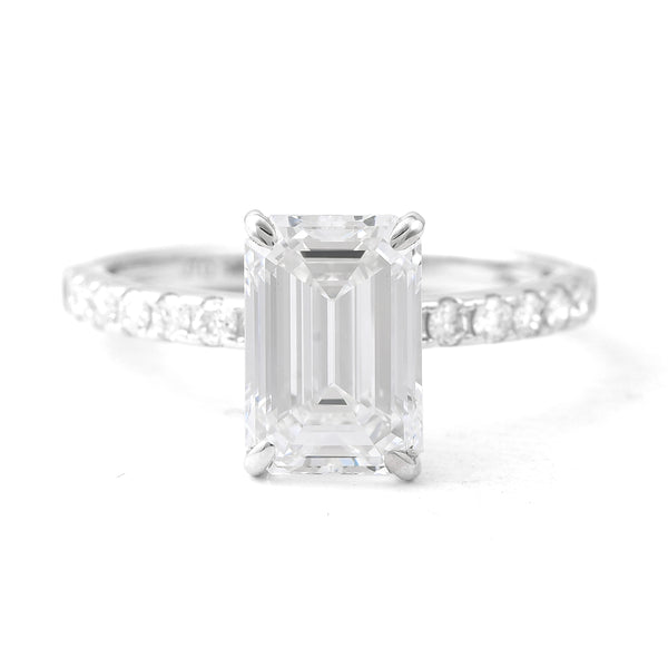 3.03 Carats Lab Grown Diamond 14K Gold Ring