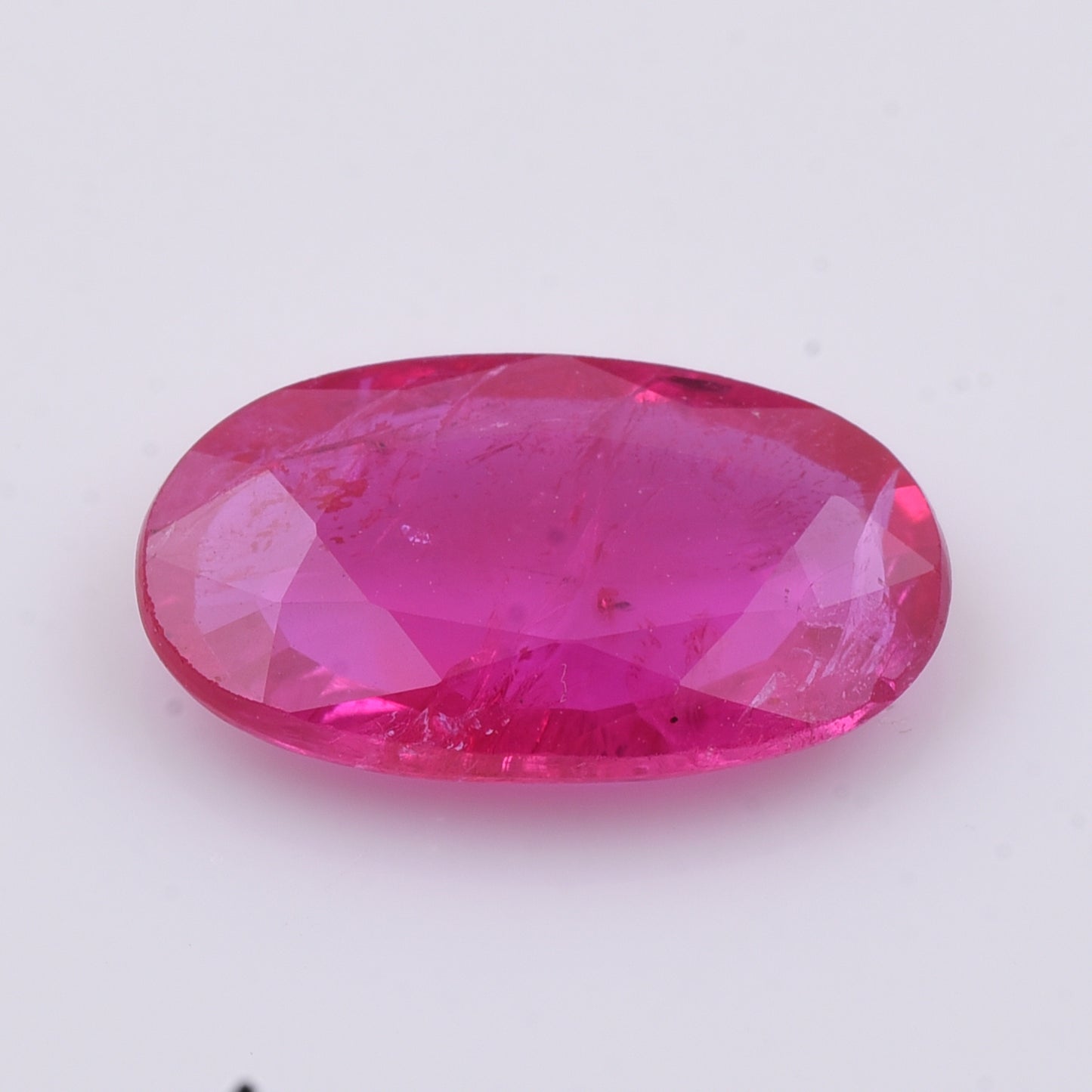 2.4 Natural Corundum Ruby Oval Mixed Cut Gemstone