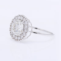 2.43 Carats Lab Grown Diamond 14K Gold Ring