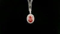 2.49 Carats Pink Lab Grown Diamond 14K Gold Pendant