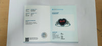 2.13 Ct Heart Mixed Cut Natural Garnet 14K Gold Ring