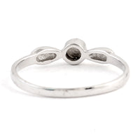 0.00 Ct Plain 925 Sterling Silver Ring