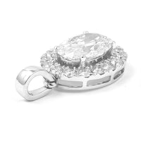 2.58 Carats Lab Grown Diamond 14K Gold Pendant