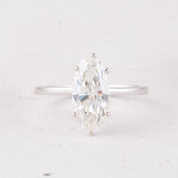 2.06 Carats Lab Grown Diamond 14K Gold Ring
