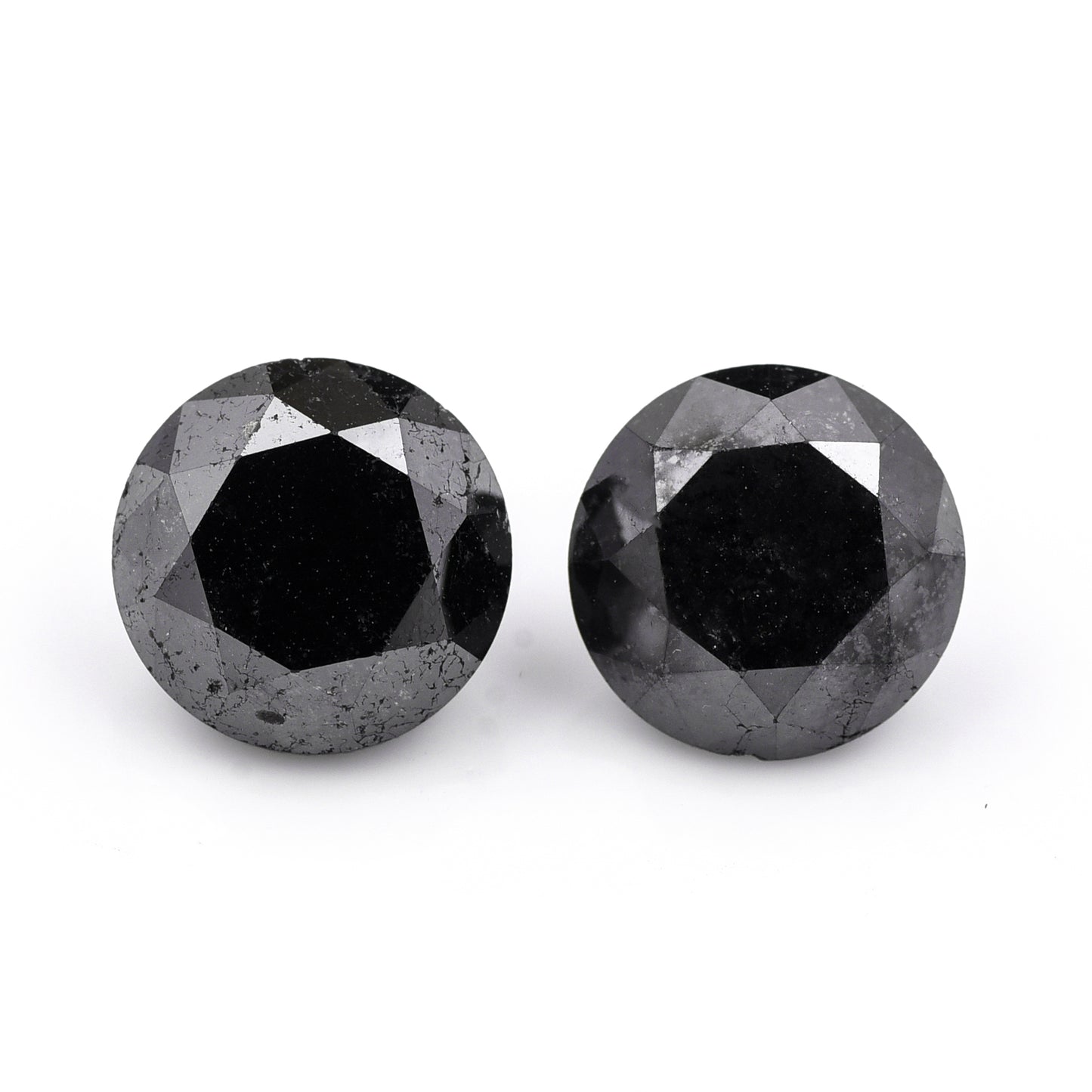 5.68 Black Diamond Round Loose Diamond