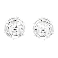5.72 Carats Lab Grown Diamond 14K Gold Earrings