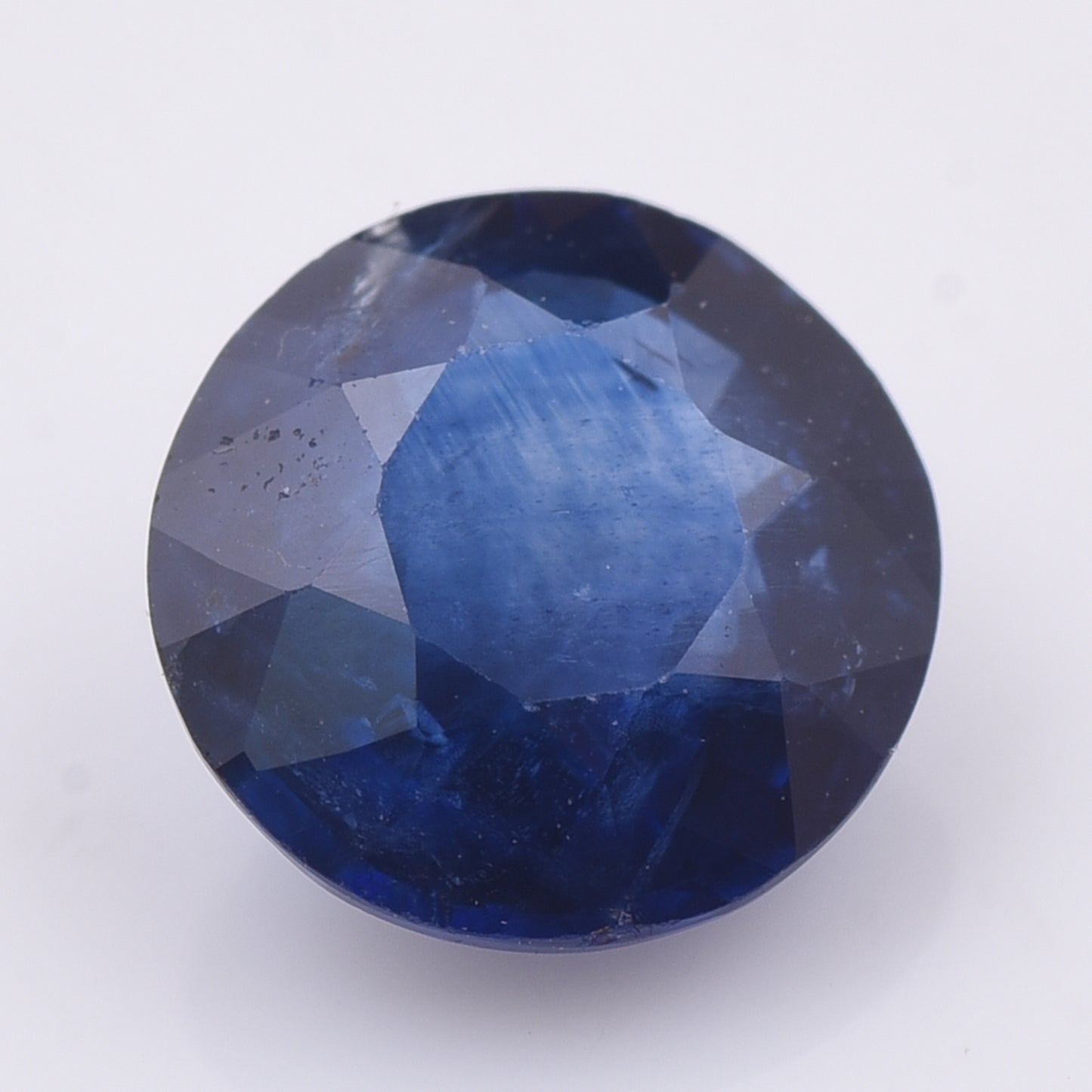 1.64 Natural Corundum Sapphire Round Mixed Cut Gemstone