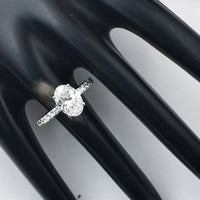 2.31 Carats Lab Grown Diamond 14K Gold Ring