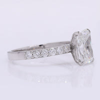 2.33 Carats Lab Grown Diamond 950 Platinum Ring