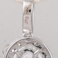 2.48 Carats Lab Grown Diamond 14K Gold Pendant