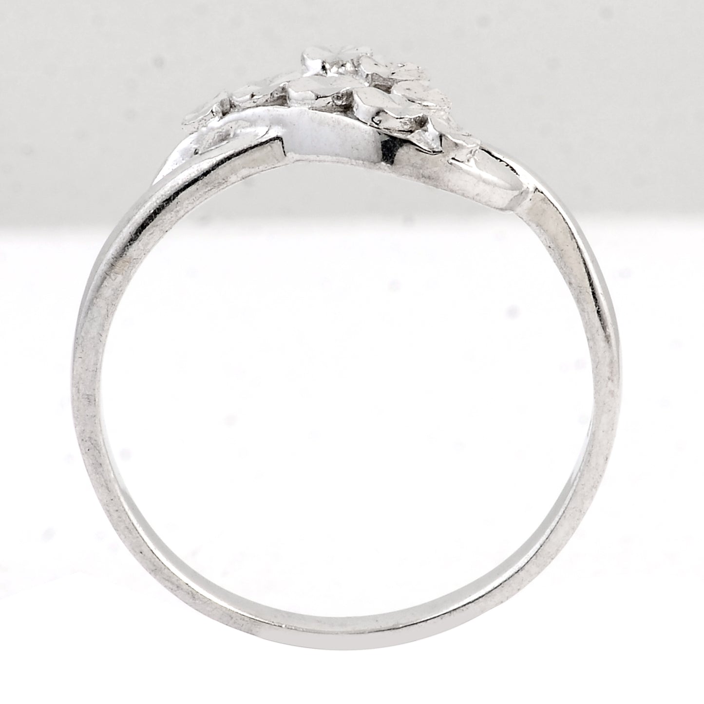 0.00 Ct Plain 925 Sterling Silver Ring