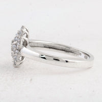 1.06 Ct Round Cubic Zirconia 925 Sterling Silver Ring