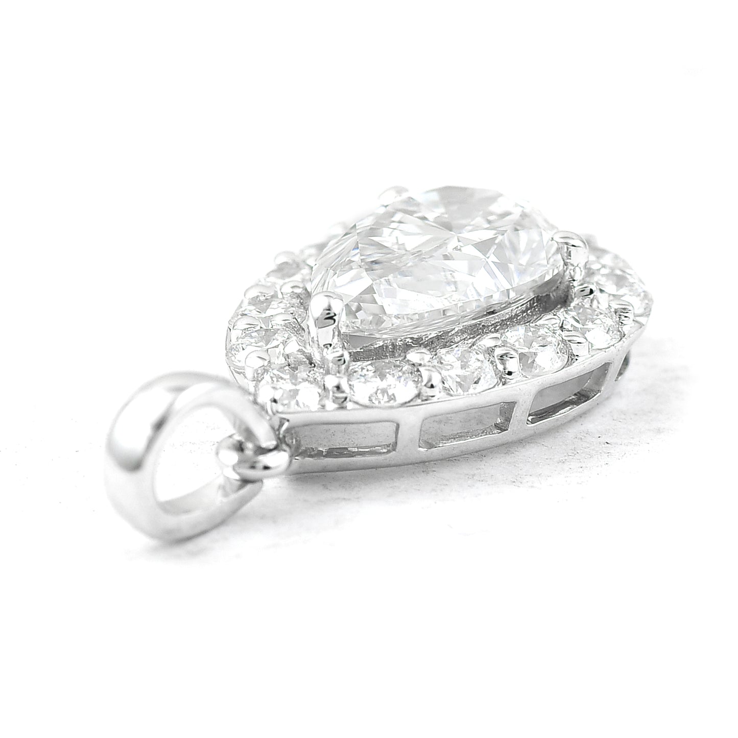 2.11 Carats Lab Grown Diamond 14K Gold Pendant