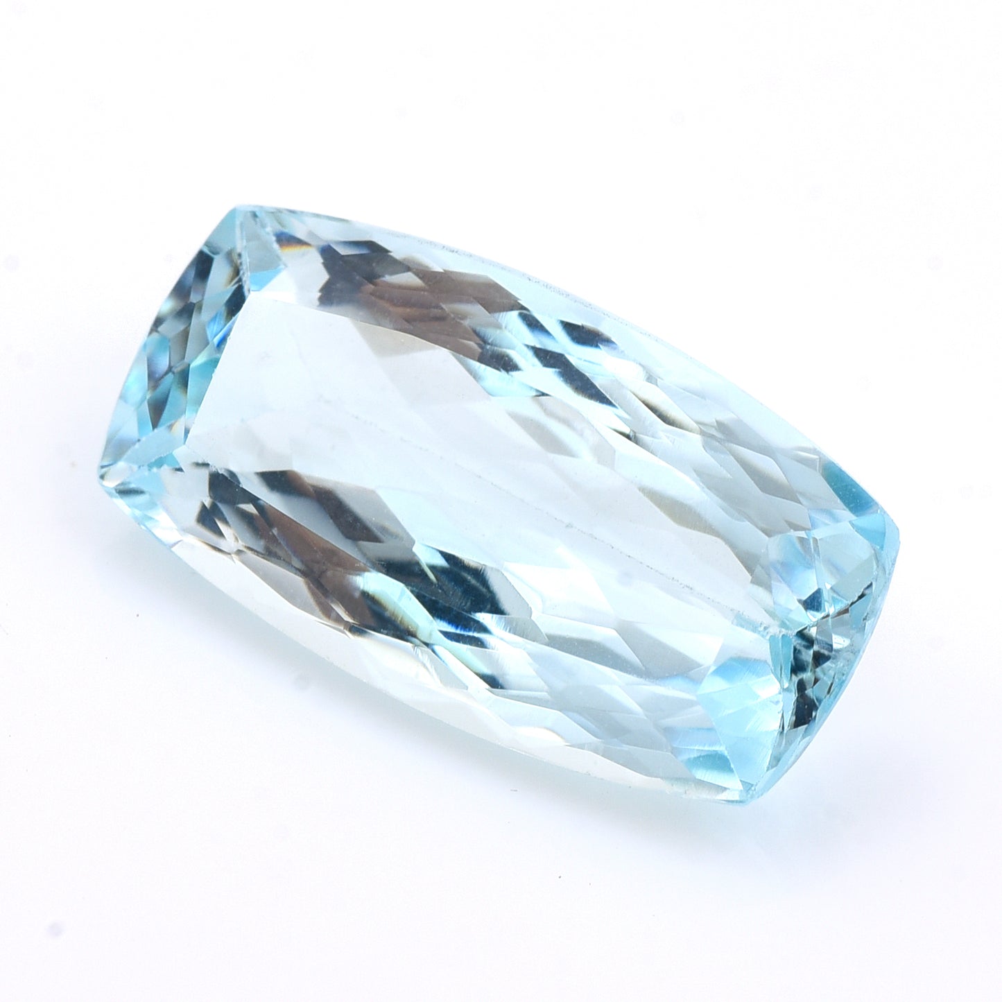 7.84 Natural Beryl Aquamarine Rectangular Cushion Mixed Cut Gemstone