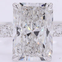 2.18 Carats Lab Grown Diamond 14K Gold Ring