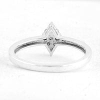 0.35 Ct Round Cubic Zirconia 925 Sterling Silver Ring