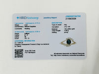 1.03 Ct Oval Sapphire 14K Gold Ring