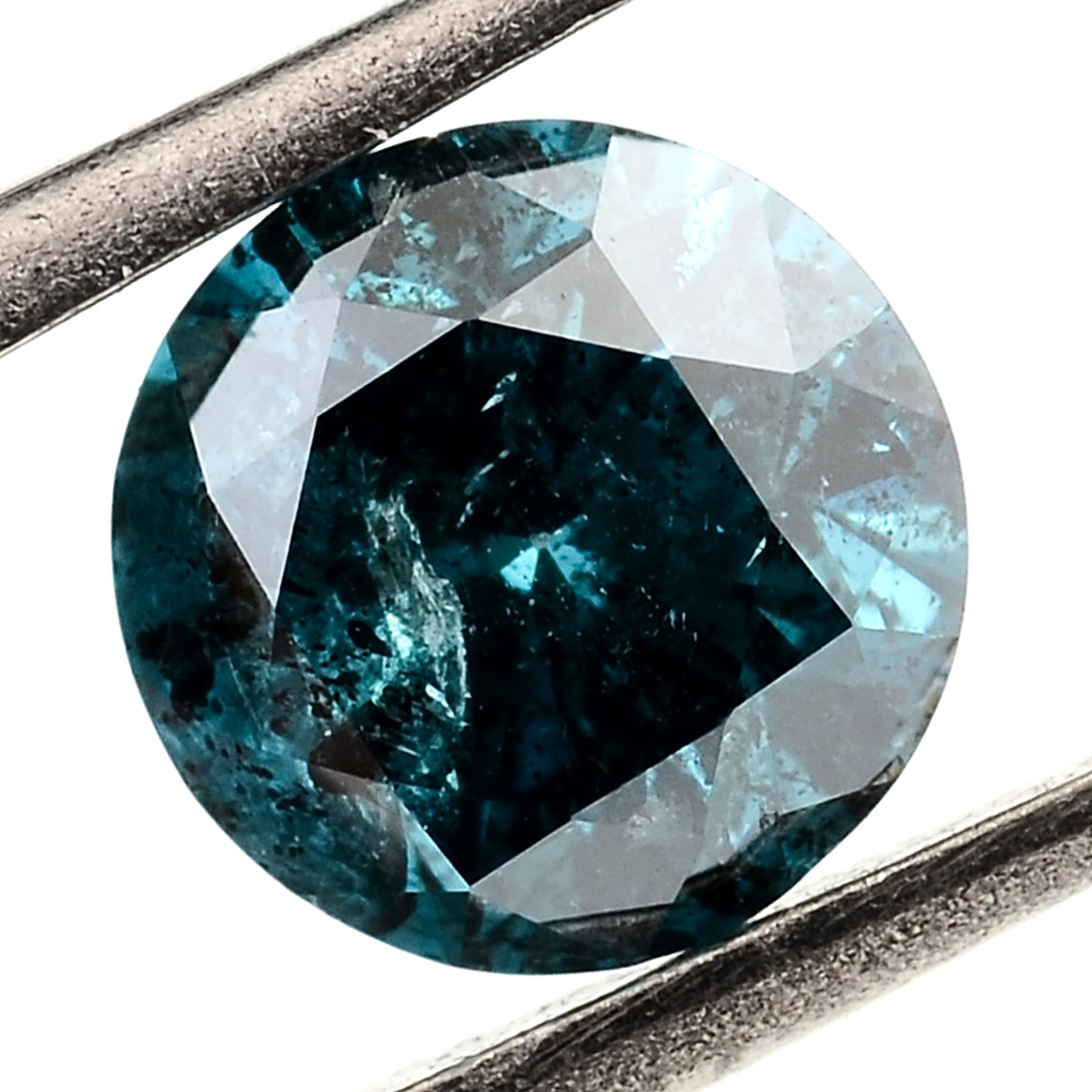 0.62 Blue Diamond Round Loose Gemstone