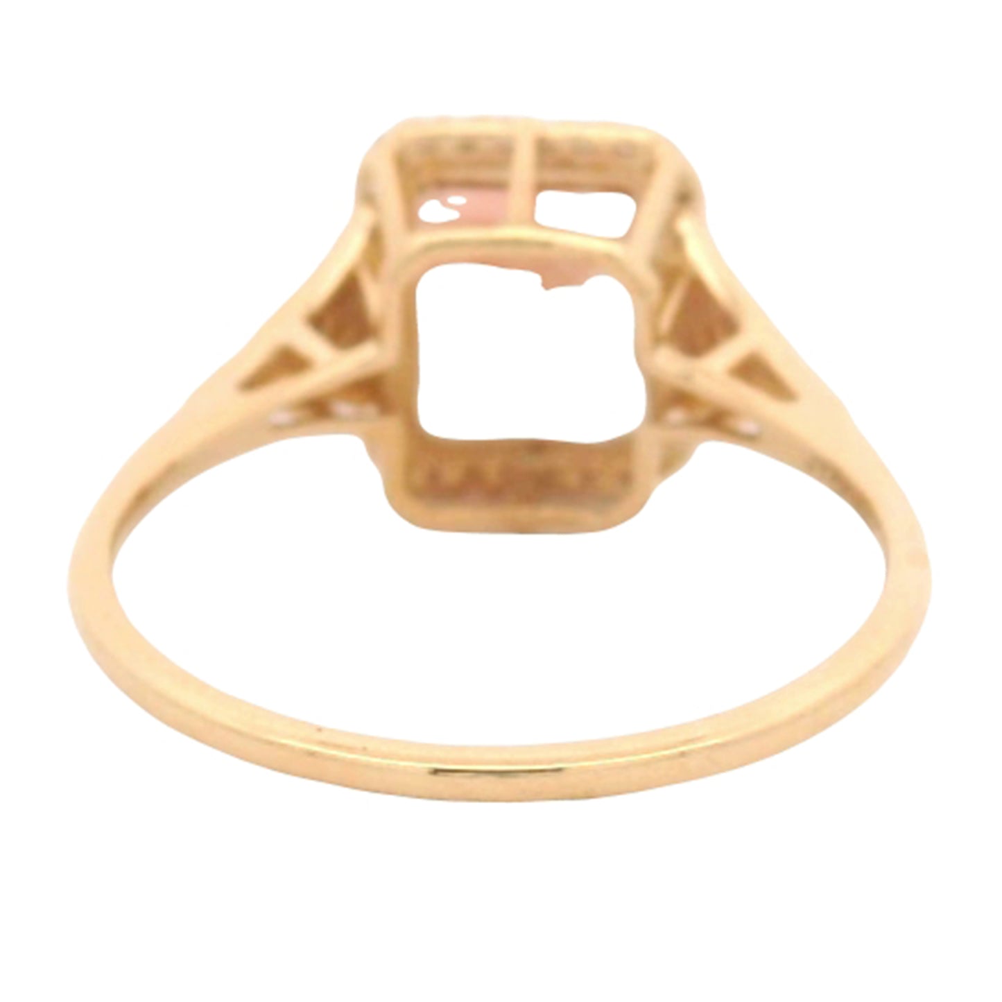 2.65 Ct Octagon Oregon Sunstone 14K Gold Ring
