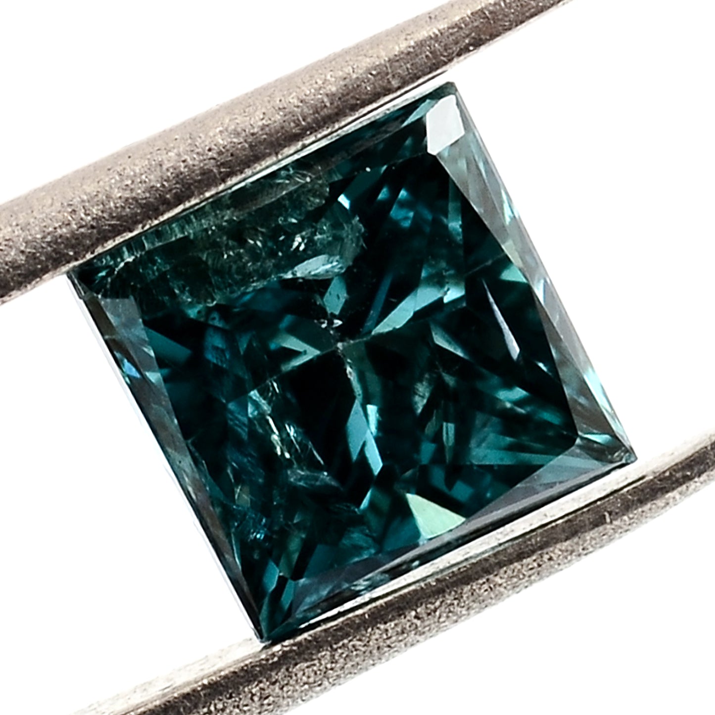 0.56 Blue Diamond Sqaure Loose Gemstone