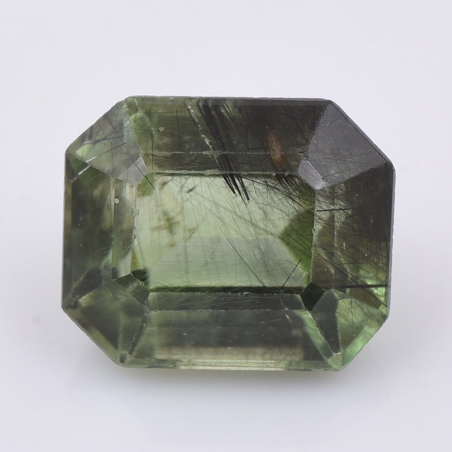 4.73 Natural Peridot Emerald Cut Gemstone
