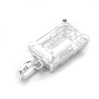 2.74 Carats Lab Grown Diamond 14K Gold Pendant