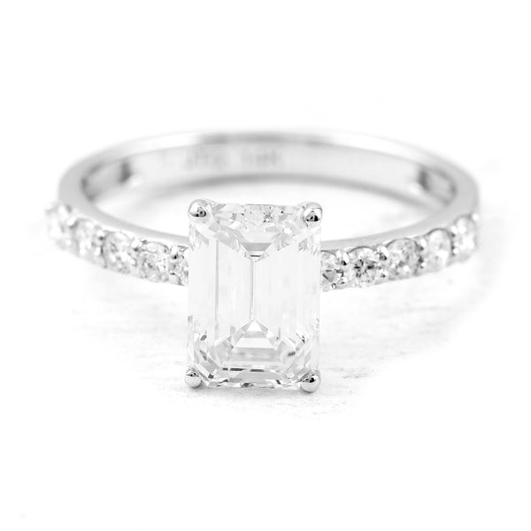 2.23 Carats Lab Grown Diamond 14K Gold Ring