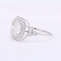 2.45 Carats Lab Grown Diamond 14K Gold Ring