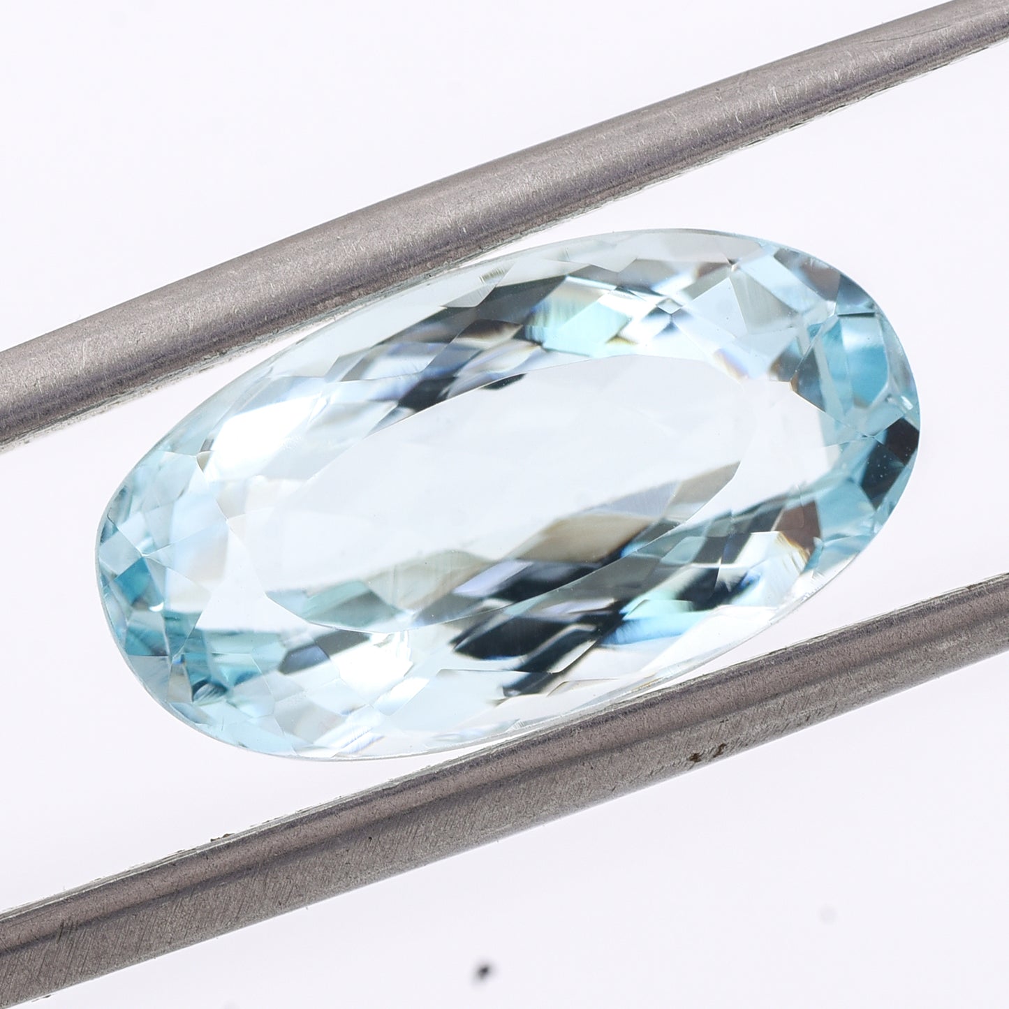 6.03 Natural Beryl Aquamarine Oval Mixed Cut Gemstone