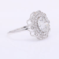 2.77 Carats Lab Grown Diamond 14K Gold Ring