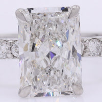 2.07 Carats Lab Grown Diamond 950 Platinum Ring