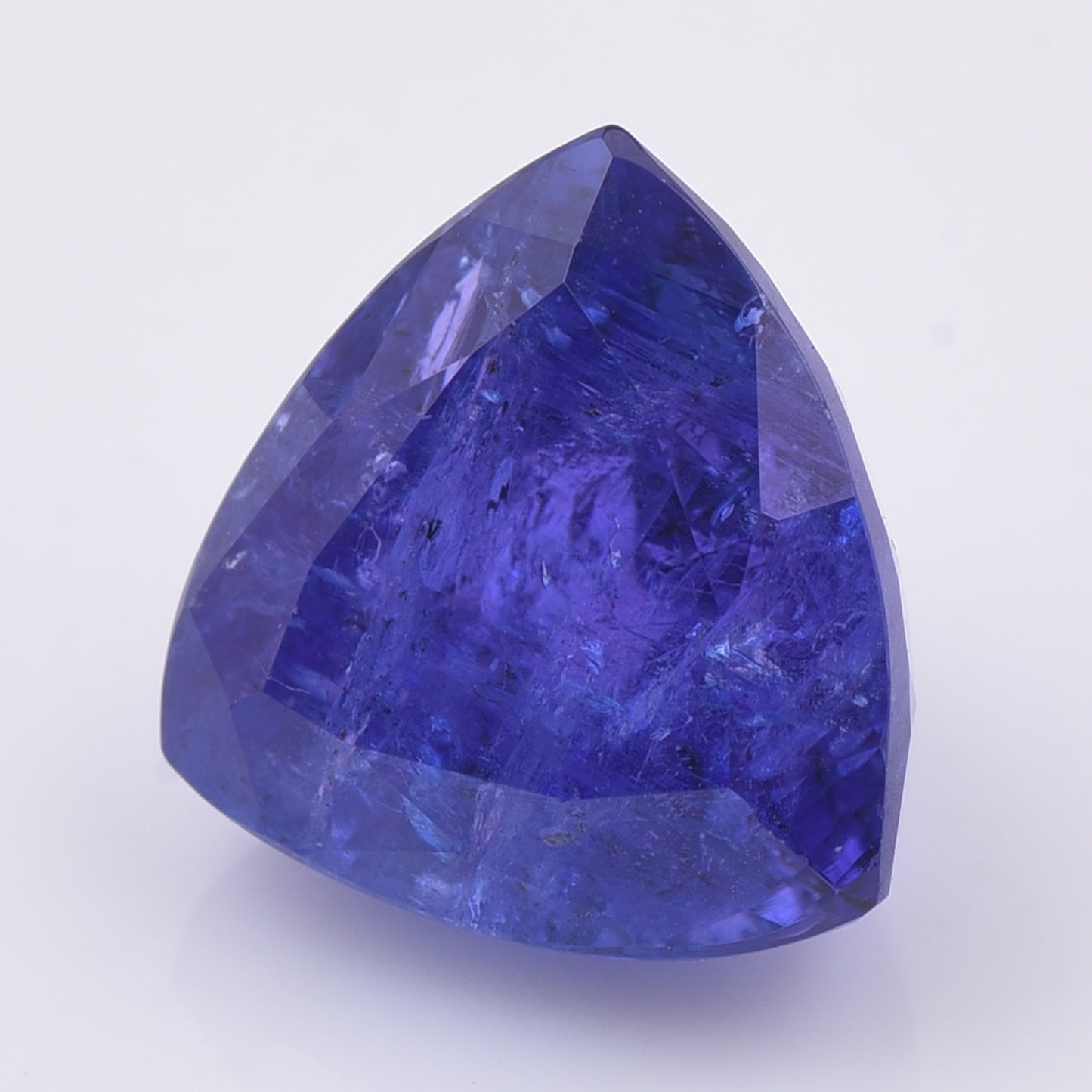 6.91 Natural Zoisite Tanzanite Triangular Mixed Cut Gemstone