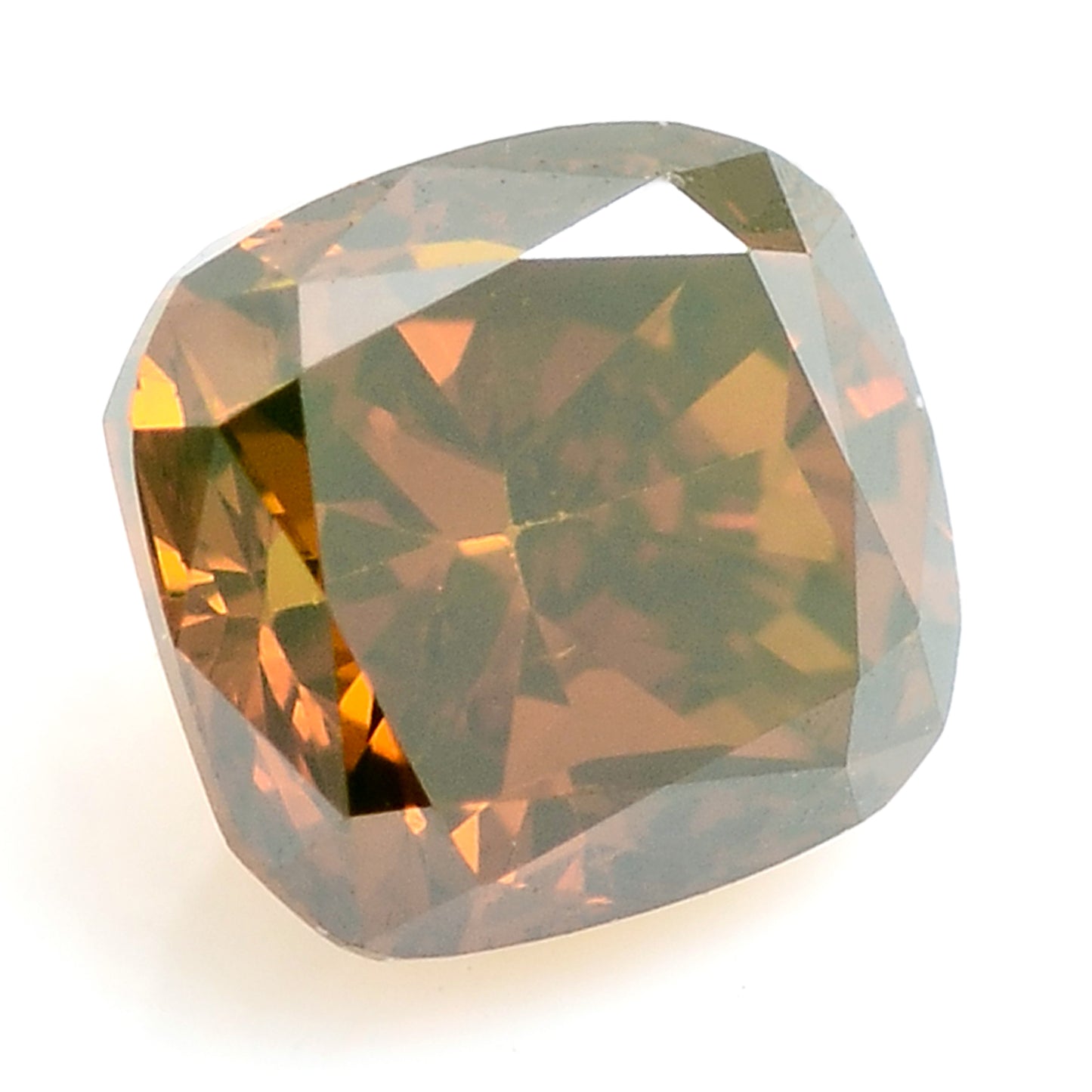 0.30 Carat Red Diamond Cushion Loose Gemstone
