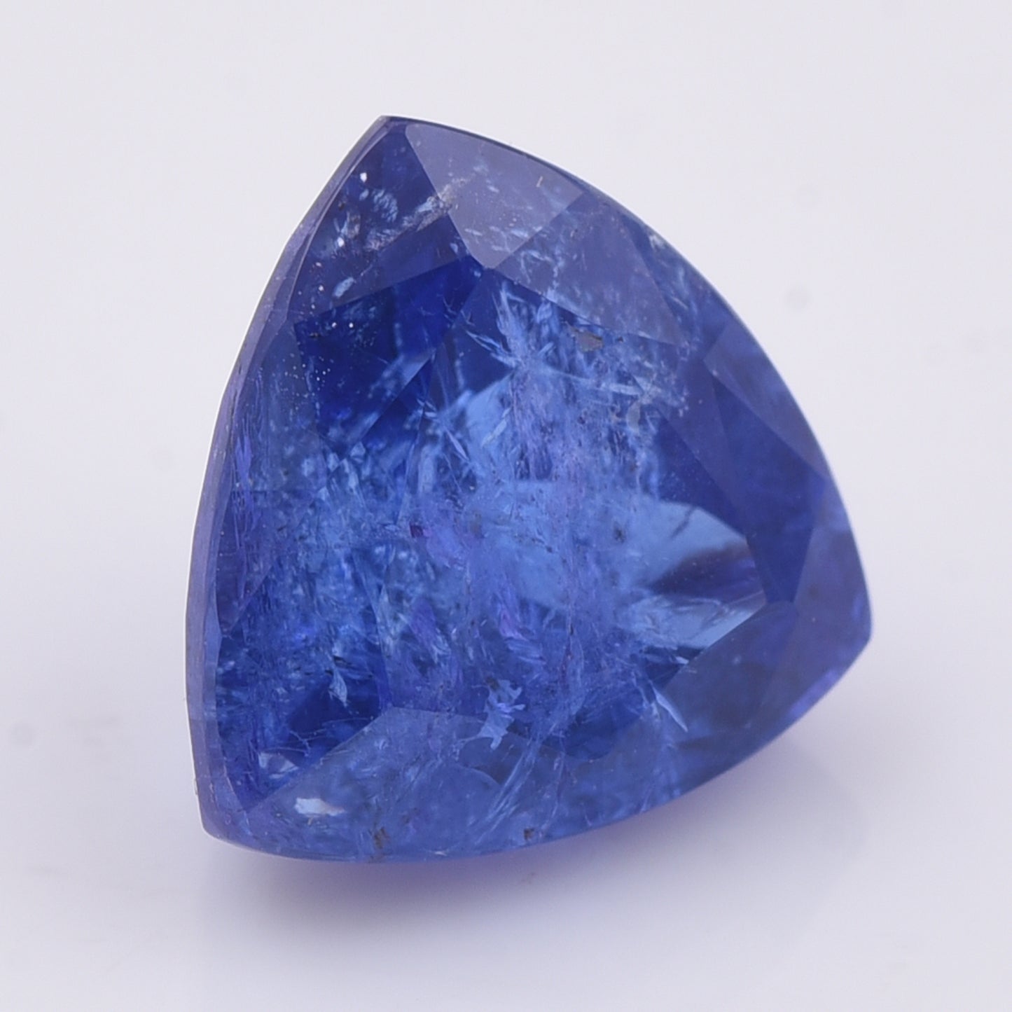 4.65 Natural Zoisite Tanzanite Triangular Mixed Cut Gemstone