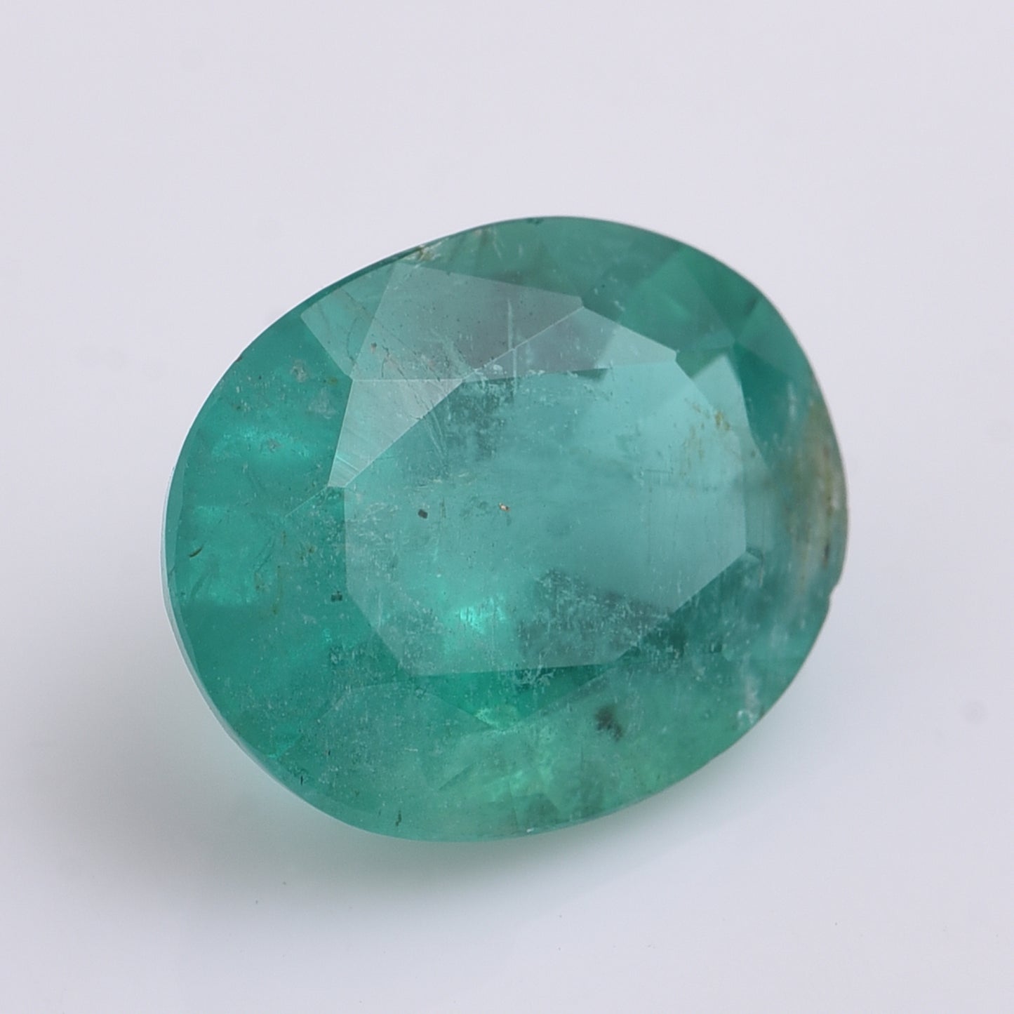 2.44 Natural Beryl Emerald Oval Mixed Cut Gemstone