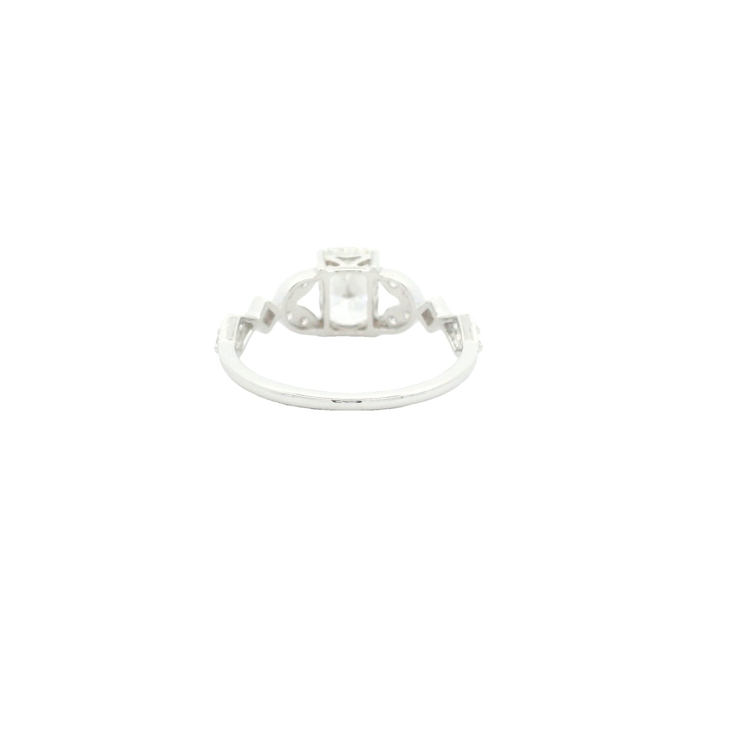 1.35 Carats Lab Grown Diamond 14K Gold Ring