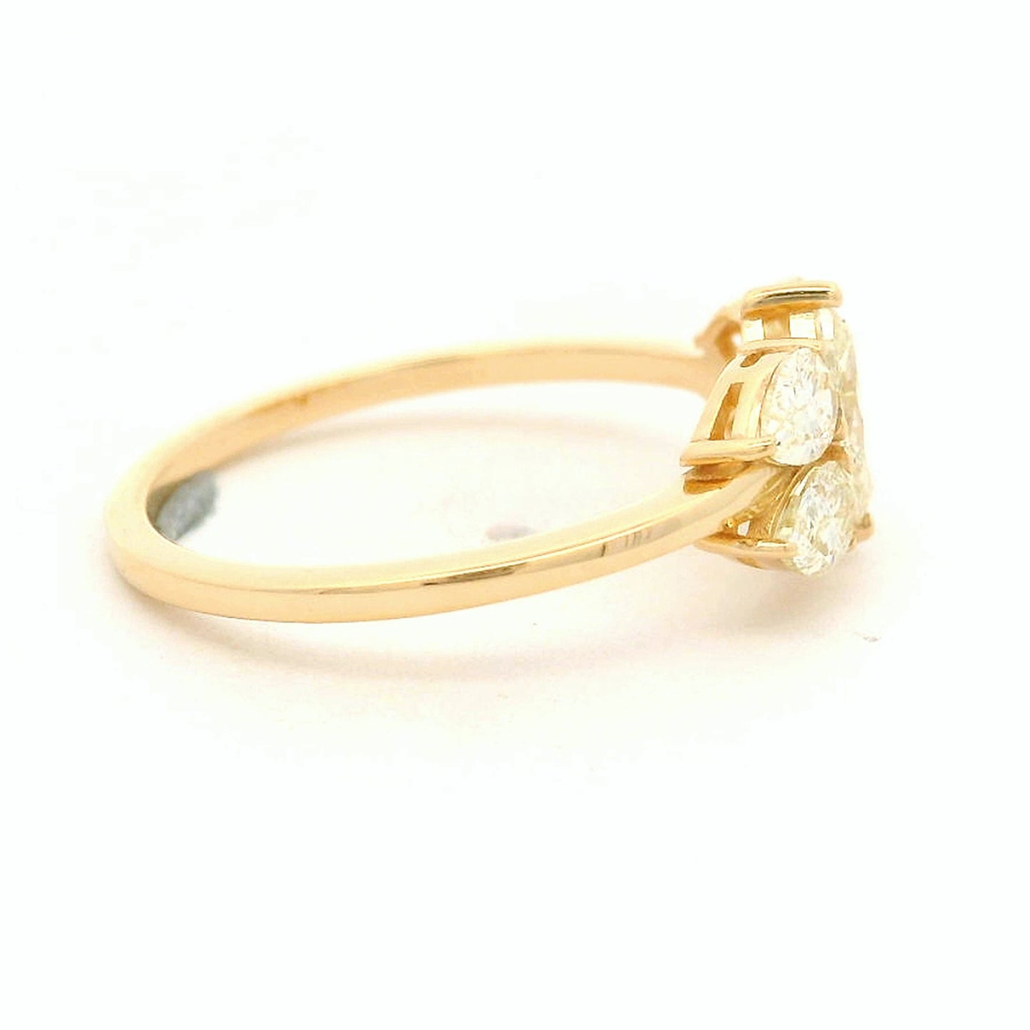 1.06 Ct Pear Diamond 14K Gold Ring