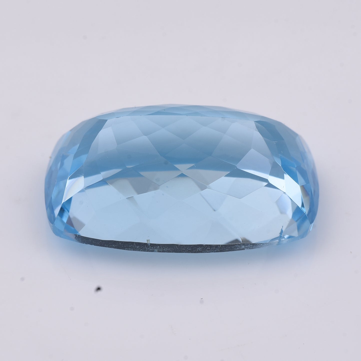 42.8 Natural Topaz Blue Topaz Rectangular Cushion Mixed Cut Gemstone