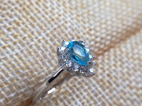 Blue Topaz 925 Sterling Silver Ring
