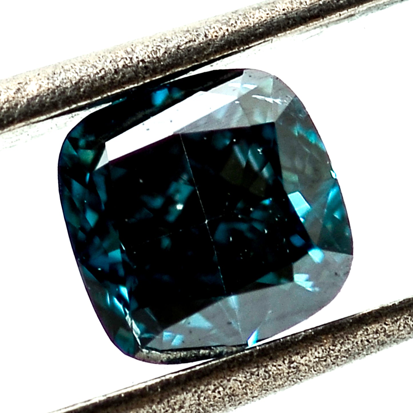 0.32 Blue Diamond Cushion Loose Diamond