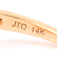 2.25 Ct Heart Mixed Cut Natural Garnet 14K Gold Ring