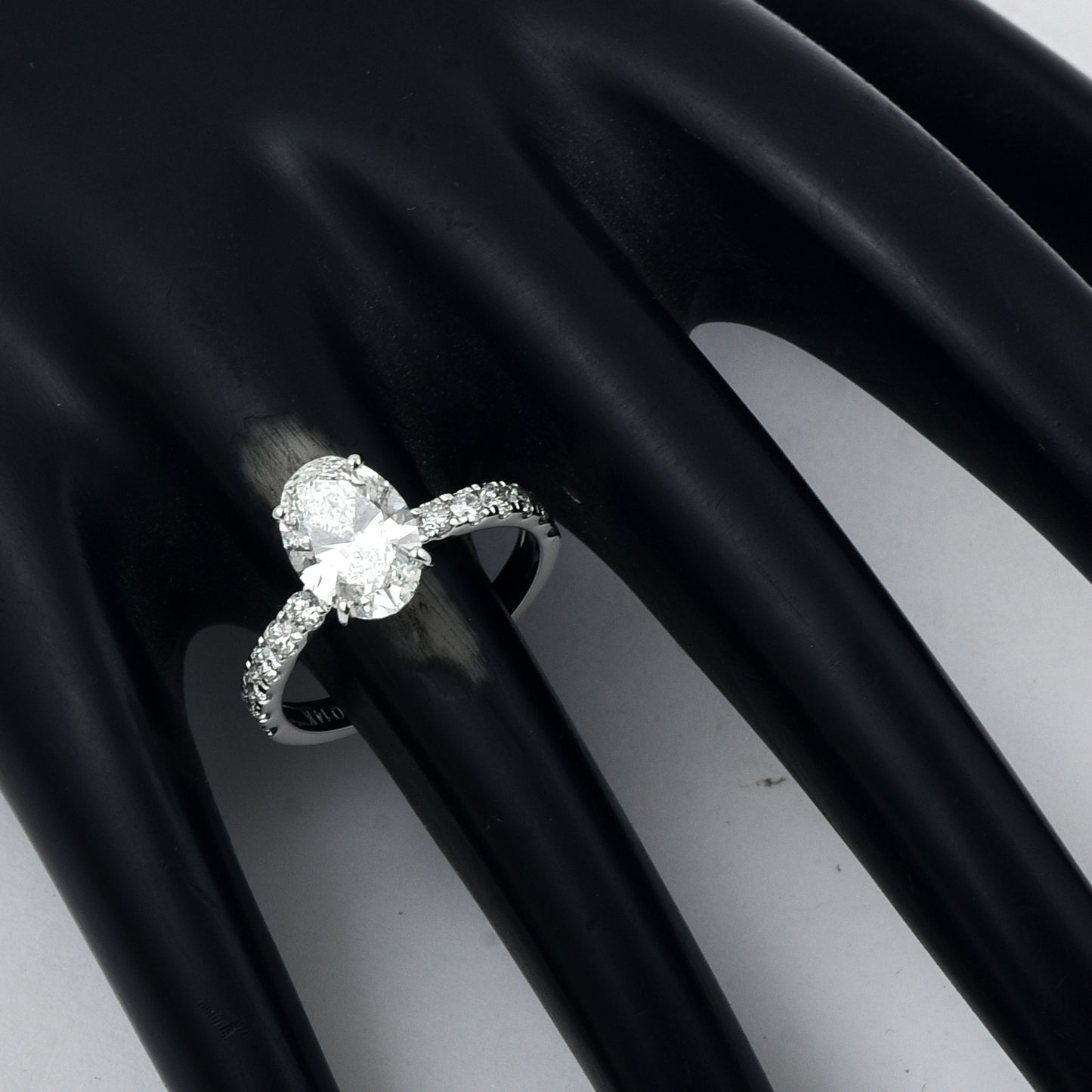 2.48 Carats Lab Grown Diamond 14K Gold Ring