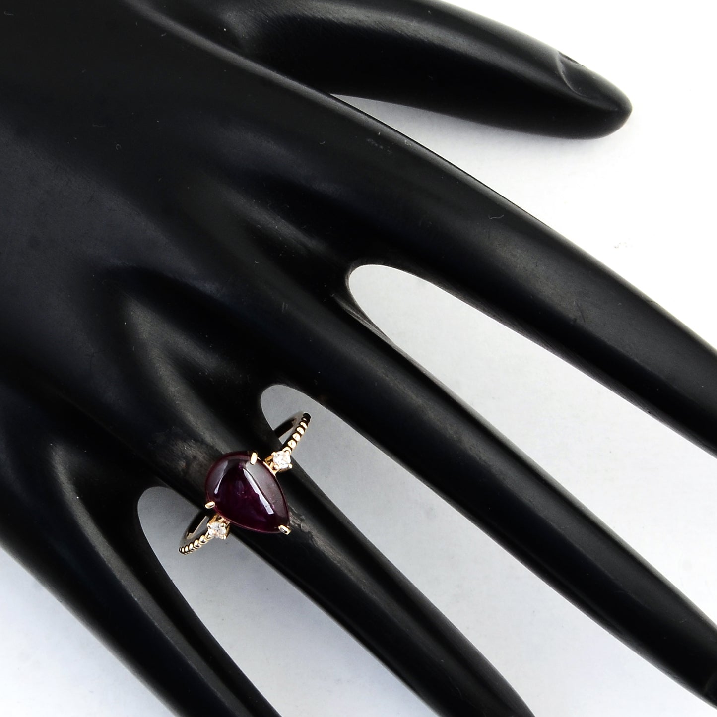 2.39 Ct Pear Tourmaline 14K Gold Ring