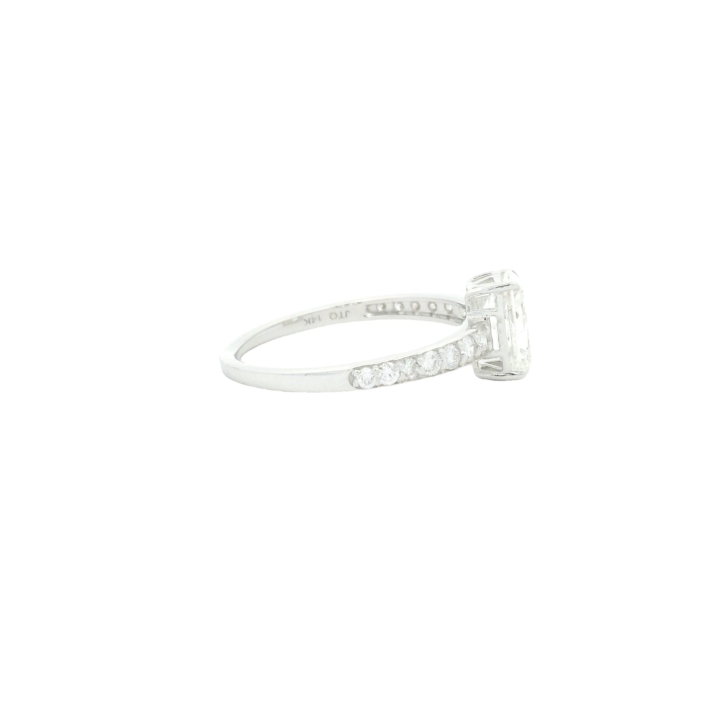 1.44 Carats Lab Grown Diamond 14K Gold Ring