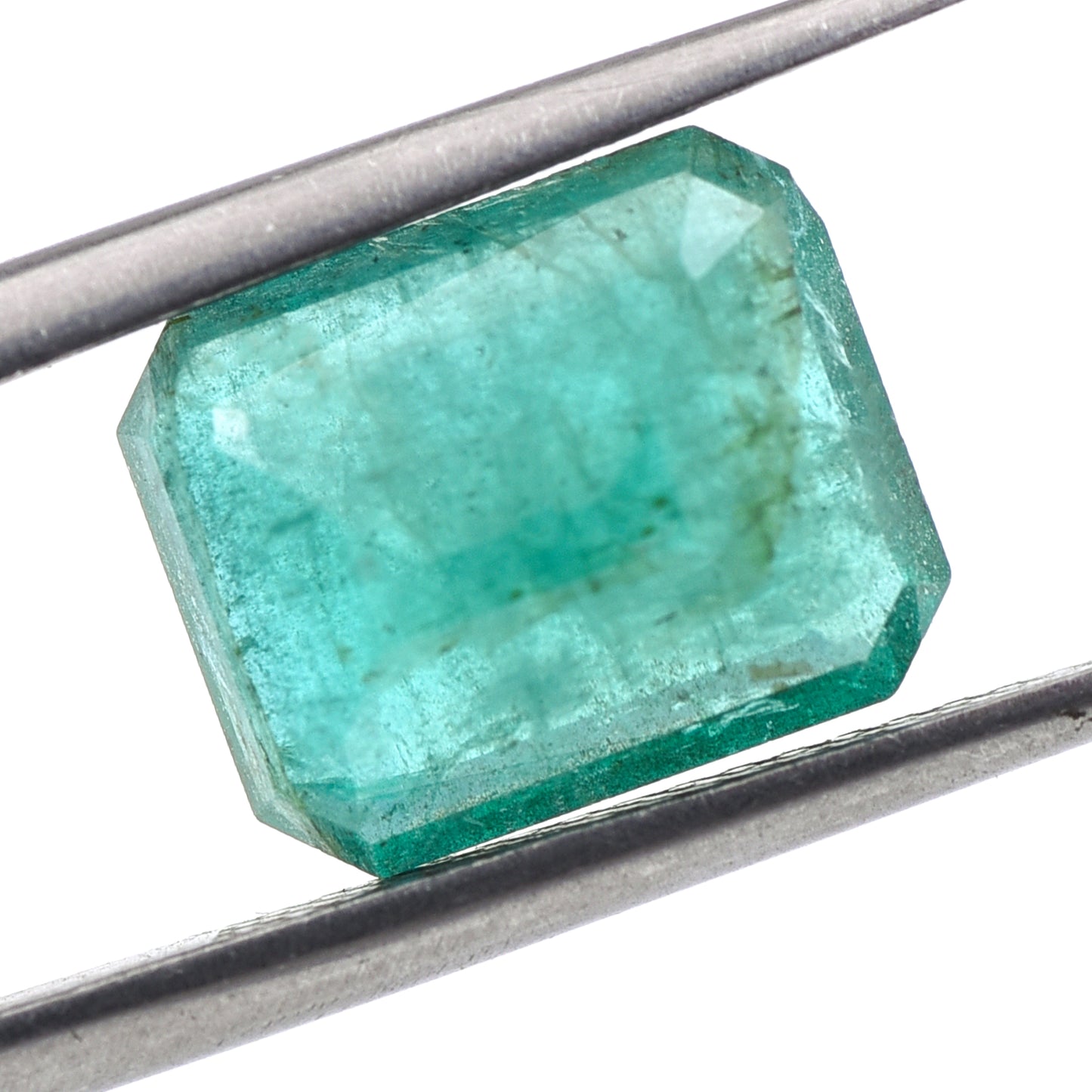 3.93 Natural Beryl Emerald Emerald Cut Gemstone
