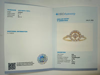 0.60 Ct Round Natural Diamond 14K Gold Ring