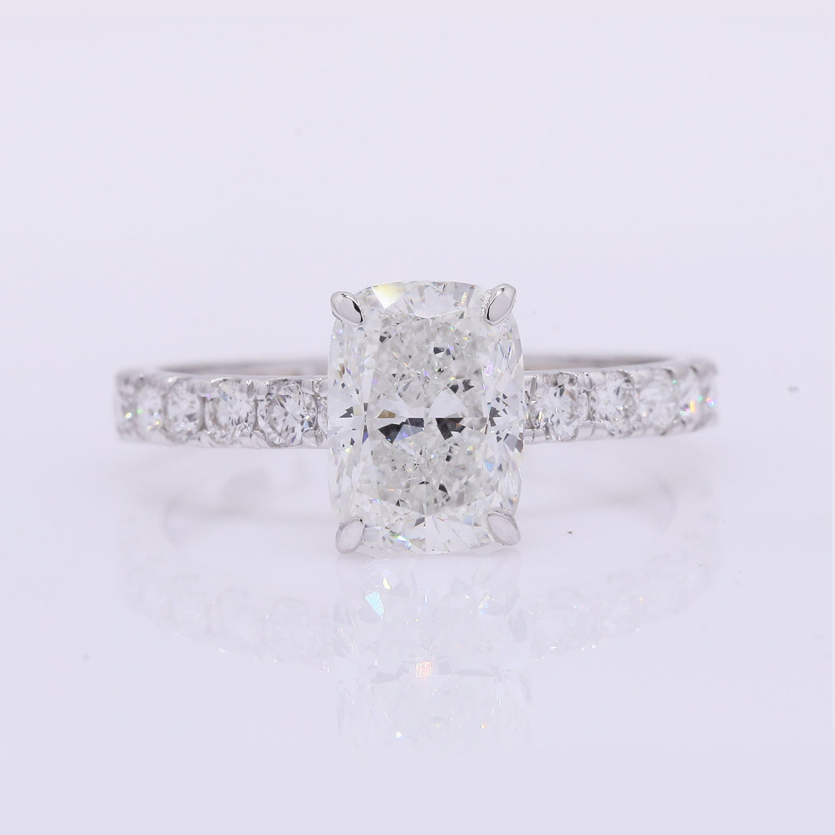 2.48 Carats Lab Grown Diamond 14K Gold Ring
