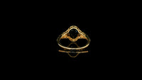 2.24 Ct Oval Natural Sapphire 14K Gold Ring
