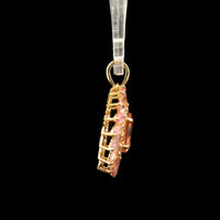 2.46 Ct Oval Tourmaline 14K Gold Pendant